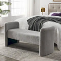 Frame Polyester Upholstered Bench with Modern Versatile Design
