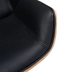 Reclining Office Chair with Integrated Comfortable Headrest