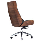 Reclining Office Chair with Integrated Comfortable Headrest