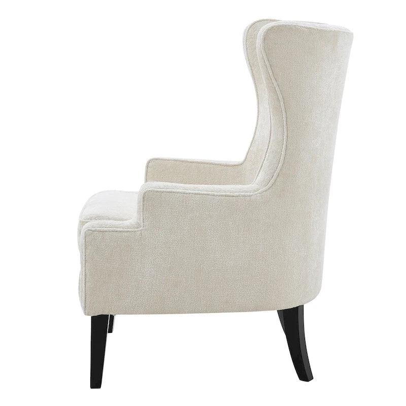 Fabric Wing Accent Arm Chair