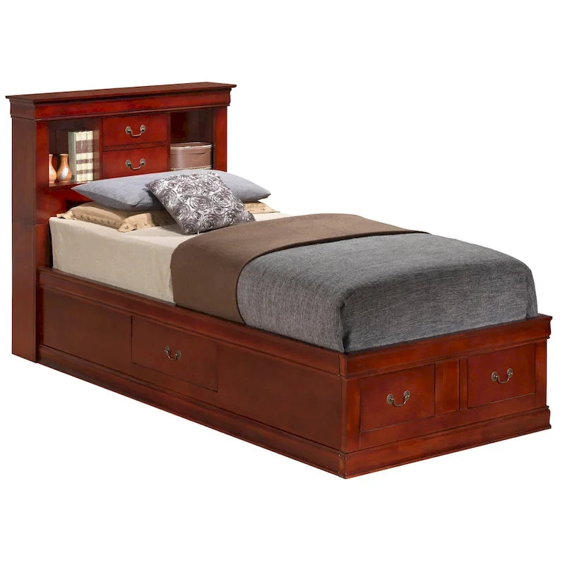 Glory Furniture Louis Phillipe Storage bed