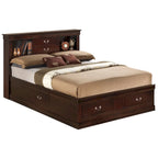Storage Bed with Headboard and Footboard Drawers