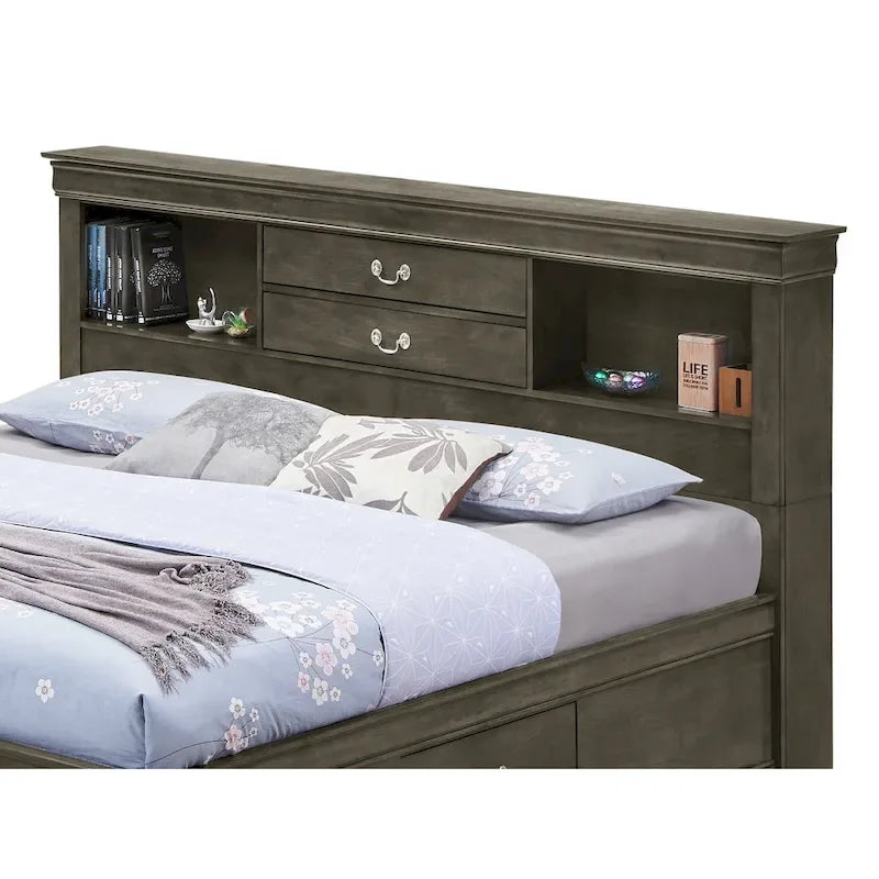 Glory Furniture Louis Phillipe Storage bed