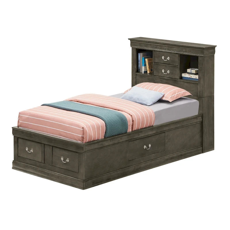 Glory Furniture Louis Phillipe Storage bed