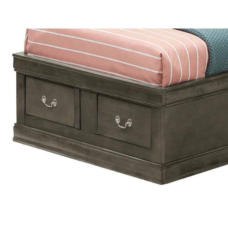 Glory Furniture Louis Phillipe Storage bed