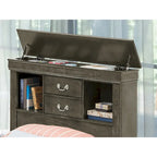 Storage Bed with Headboard and Footboard Drawers