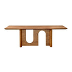 Walnut Rectangular Dining Table with Veneer Finish - 92W x 39.3D x 30H