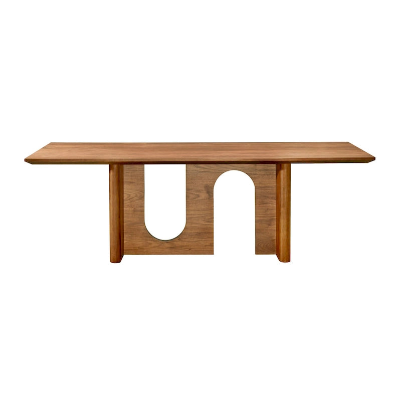 Walnut Rectangular Dining Table - 92W x 39.3D x 30H