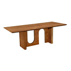 Walnut Rectangular Dining Table with Veneer Finish - 92W x 39.3D x 30H
