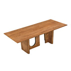 Walnut Rectangular Dining Table with Veneer Finish - 92W x 39.3D x 30H