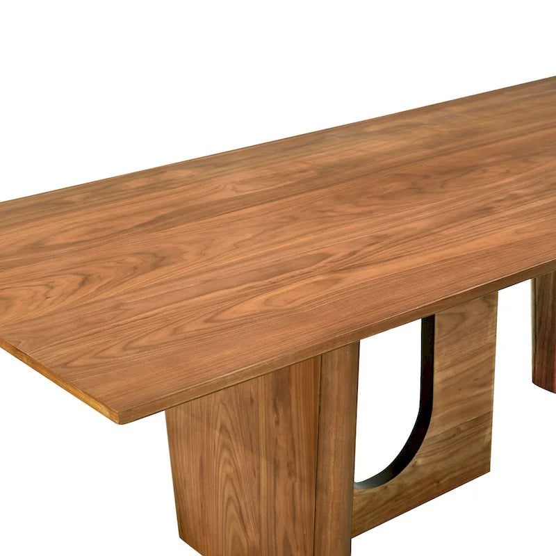 Walnut Rectangular Dining Table - 92W x 39.3D x 30H