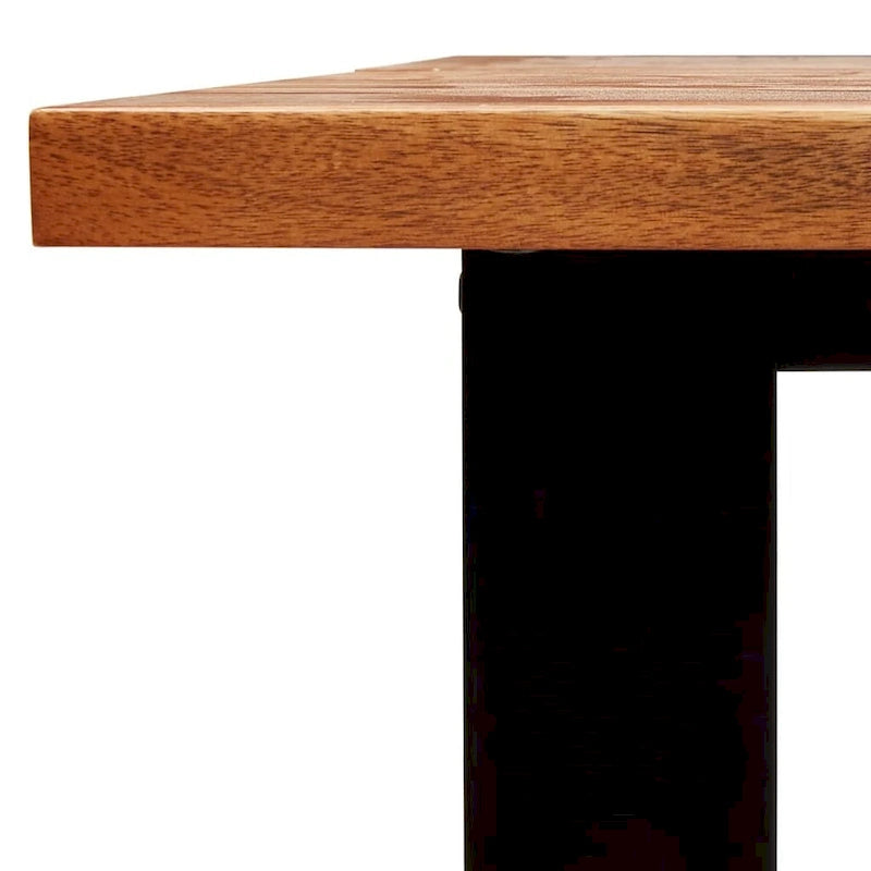 Dining Table with Live Edge 78.7x35.4x29.5 Solid Wood Acacia
