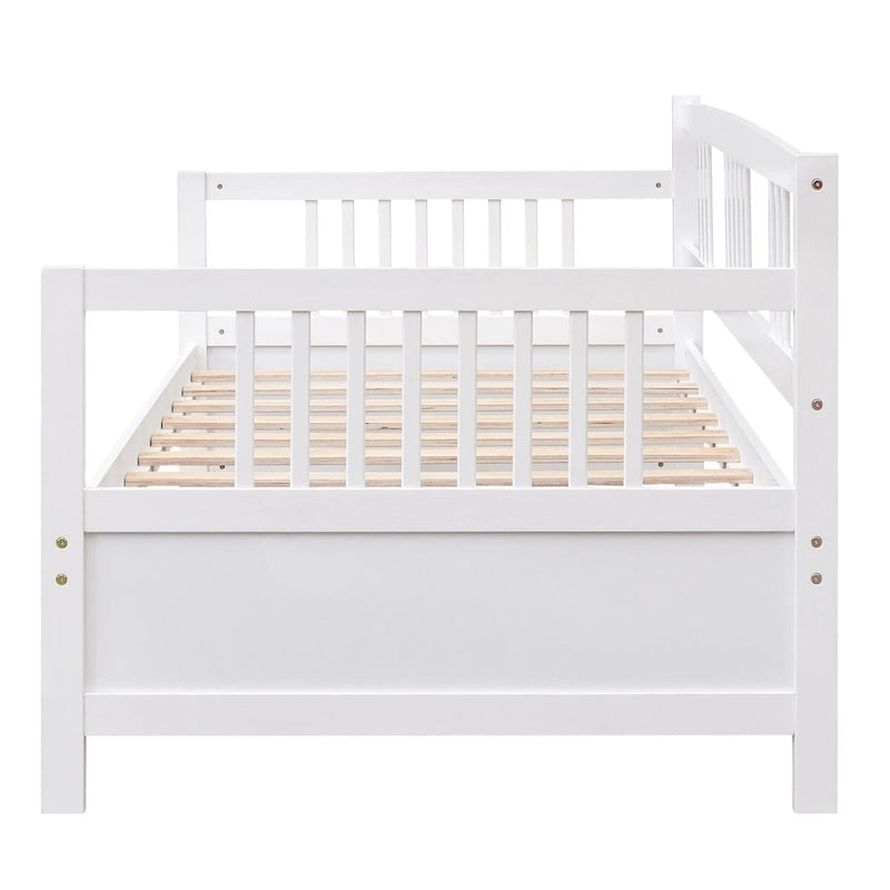 Multifunctional Solid Wood Daybed: Twin Size, Storage