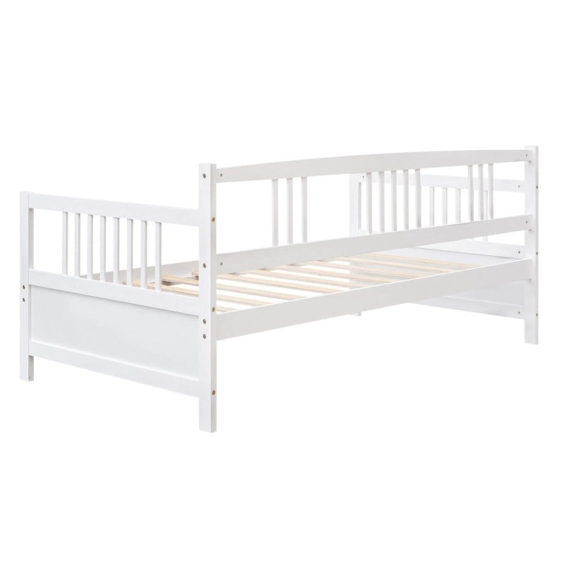 Multifunctional Solid Wood Daybed: Twin Size, Storage