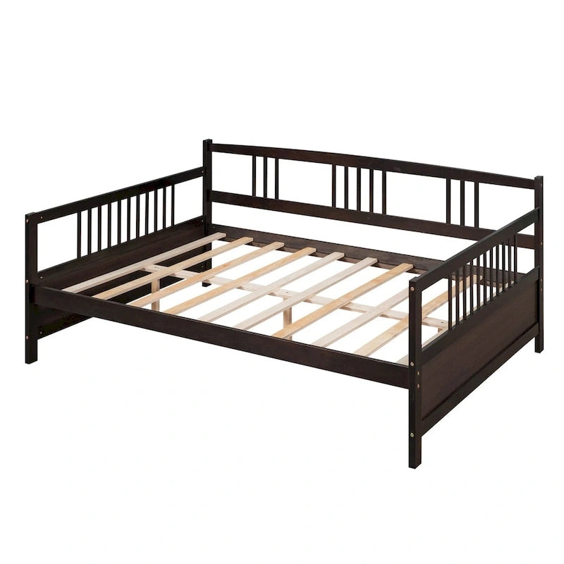 Multifunctional Solid Wood Daybed: Twin Size, Storage