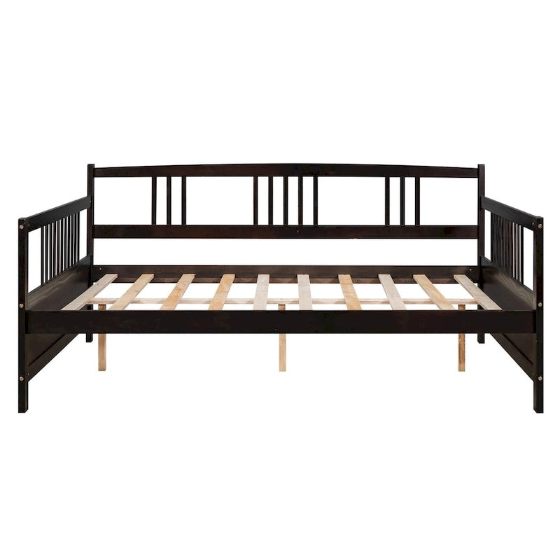 Multifunctional Solid Wood Daybed: Twin Size, Storage