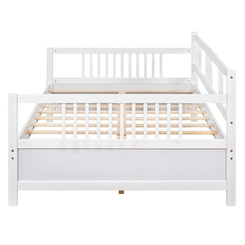 Multifunctional Solid Wood Daybed: Twin Size, Storage