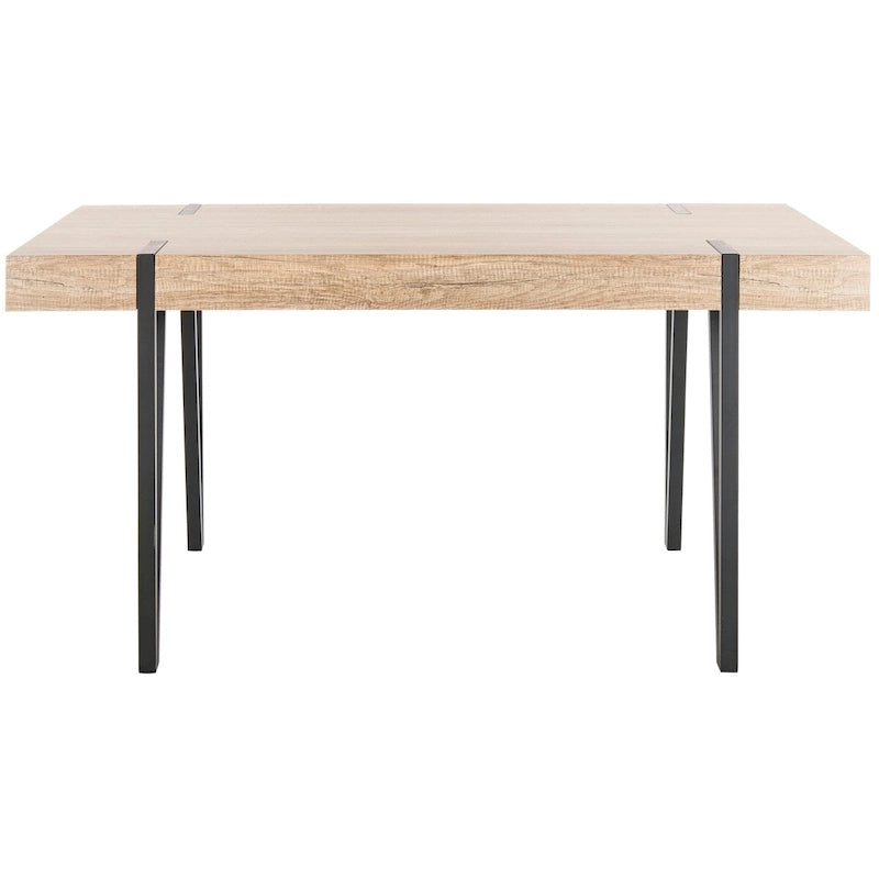 Mid-Century Industrial Rustic Dining Room Table - 59.1 W x 35.4 L x 29.5 H - 59Wx35Dx30H