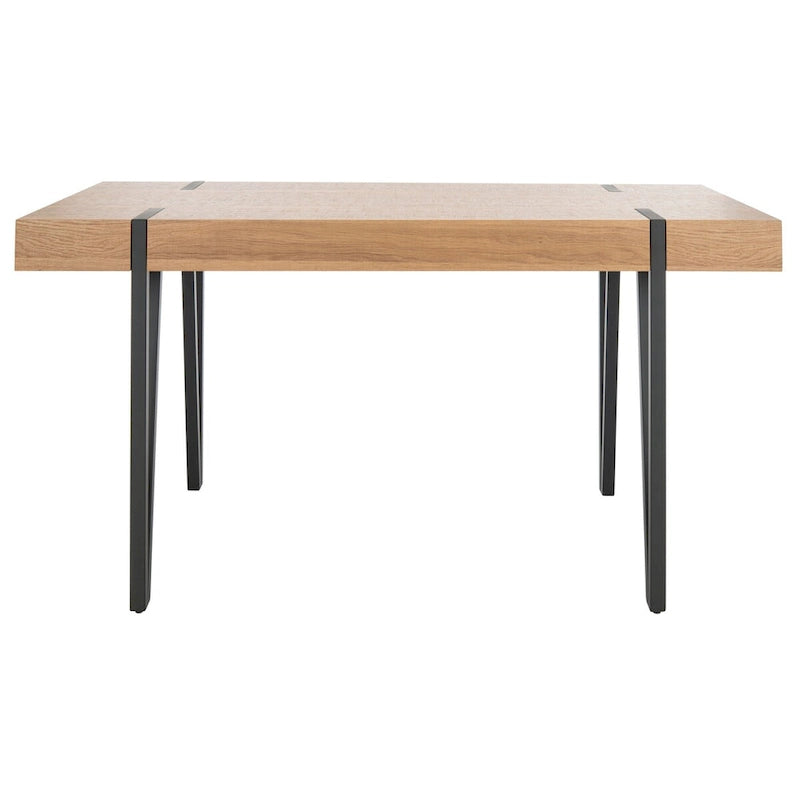 Mid-Century Industrial Rustic Dining Room Table - 59.1 W x 35.4 L x 29.5 H - 59Wx35Dx30H