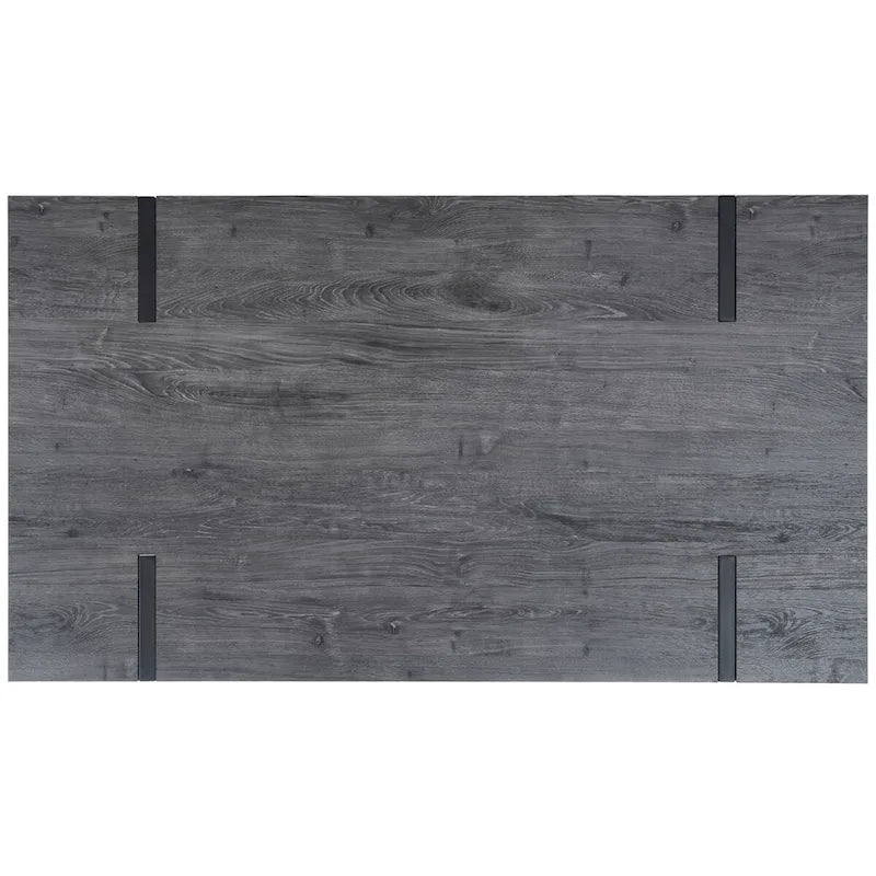 Mid-Century Industrial Rustic Dining Room Table - 59.1 W x 35.4 L x 29.5 H - 59Wx35Dx30H
